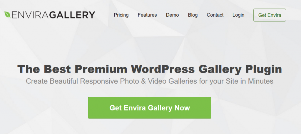 Envira Gallery homepage