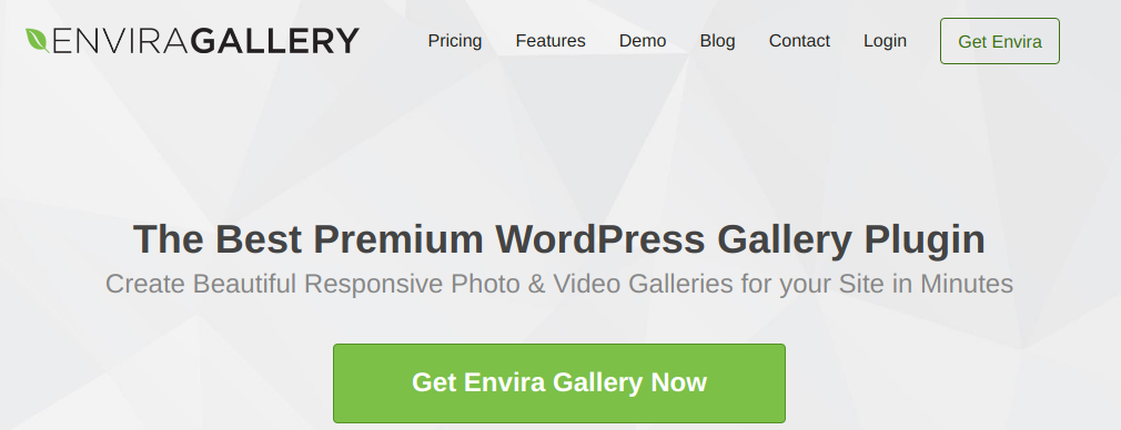 Envira Gallery homepage