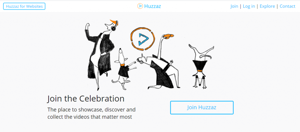 Huzzaz homepage