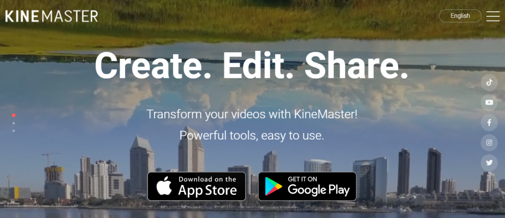 KineMaster homepage