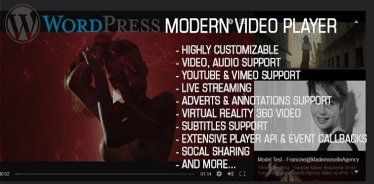 Modern Video Player homepage
