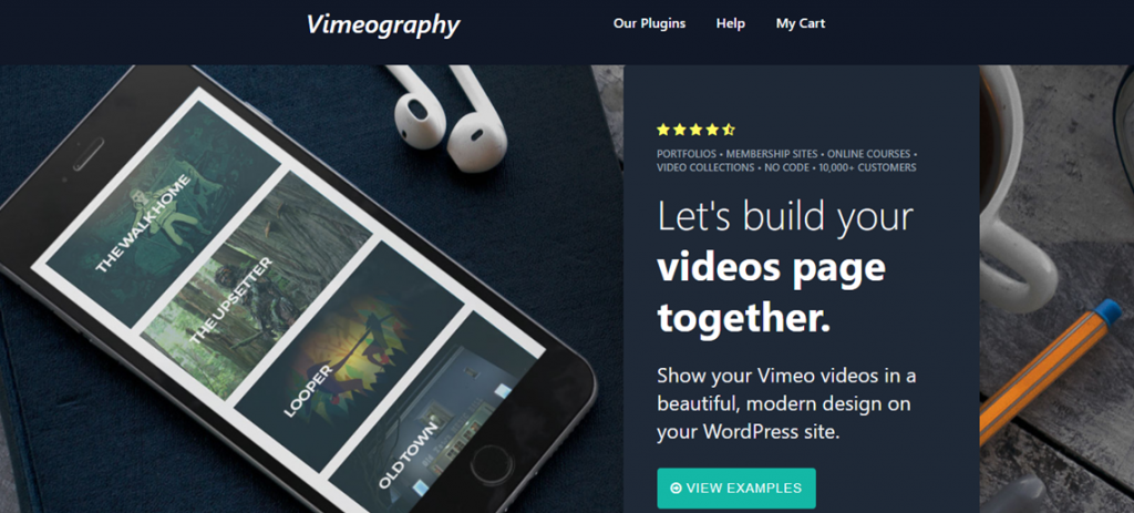 Vimeography homepage