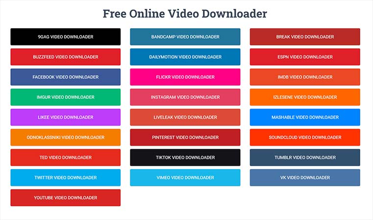 Save The Video Free Online Video Downloader