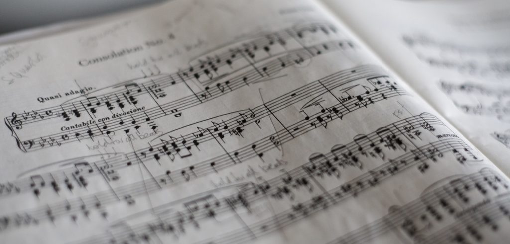 Image of sheet music