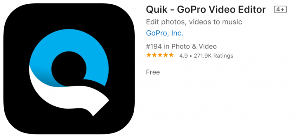 Quik icon and name