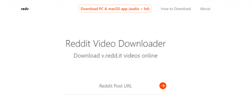 Reddit Downloader website