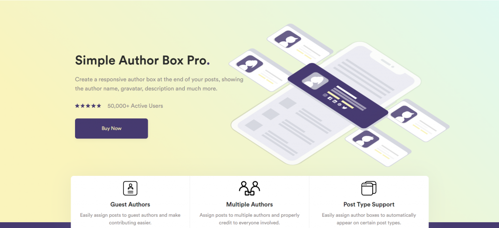 Simple Author Box homepage