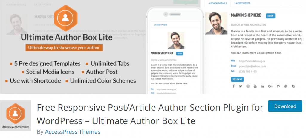 Ultimate Author Box Litebanner