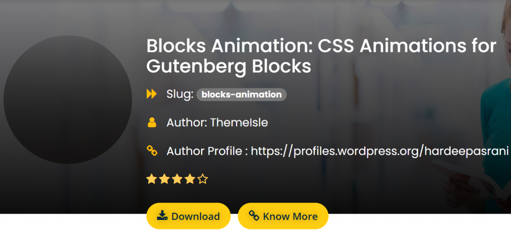 Blocks Animation on FreeWP 