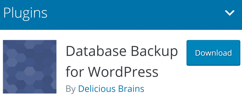 Database Backup for WordPress banner