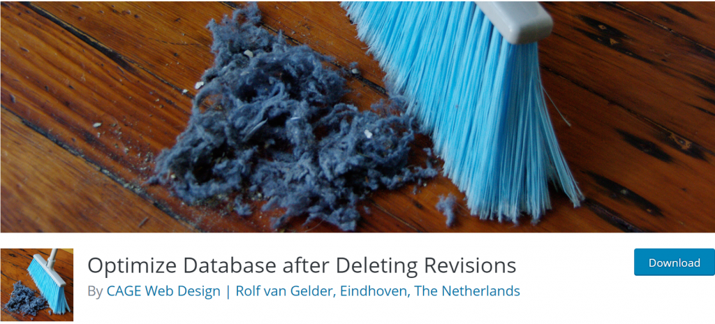 Optimize Database after Deleting Revisions banner 