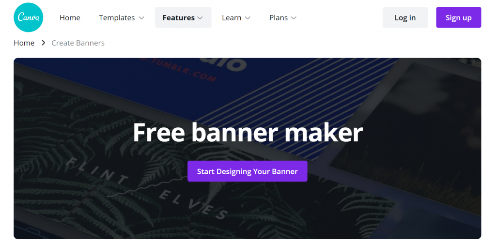 Canva banner maker 