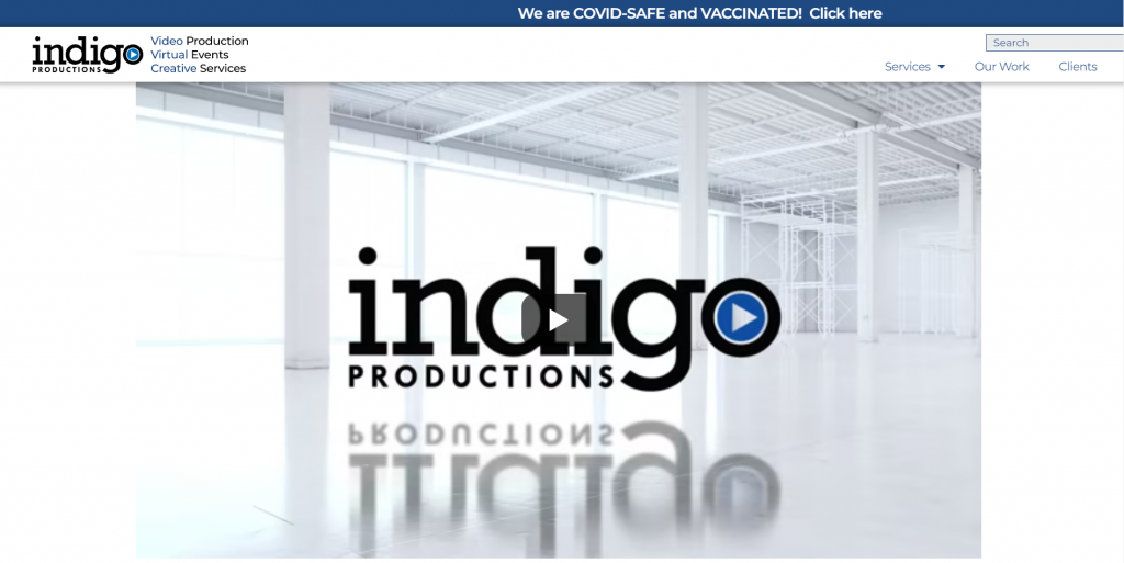 Indigo Productions homepage