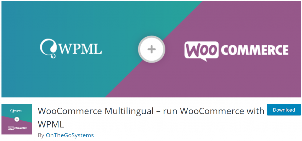 WooCommerce Multilingual banner