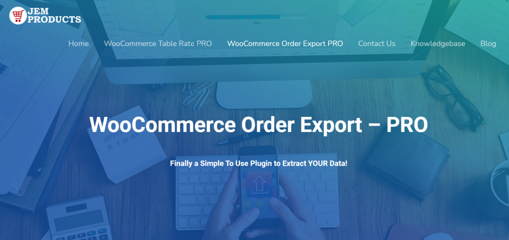 WooCommerce Order Export homepage