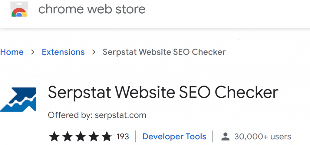 Serpstat icon and name