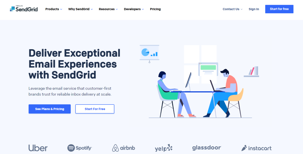 SendGrid website