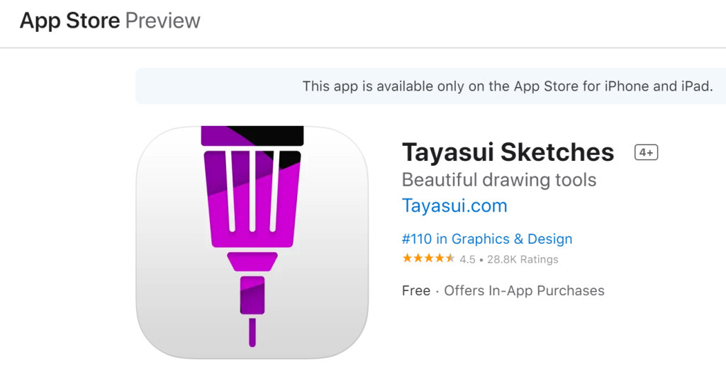 tayasui sketches nedir