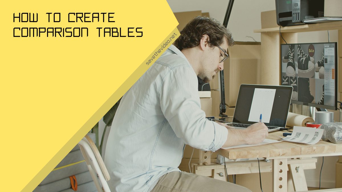 How To Create Comparison Tables for Your Shop