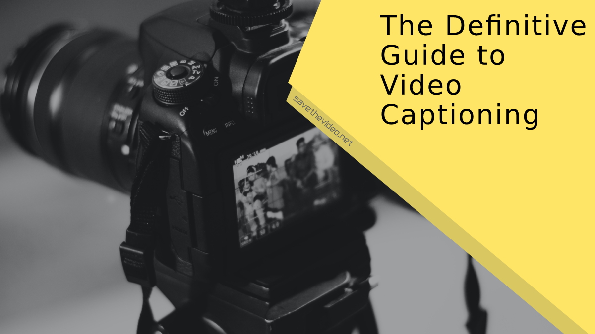 Guide to video captioning