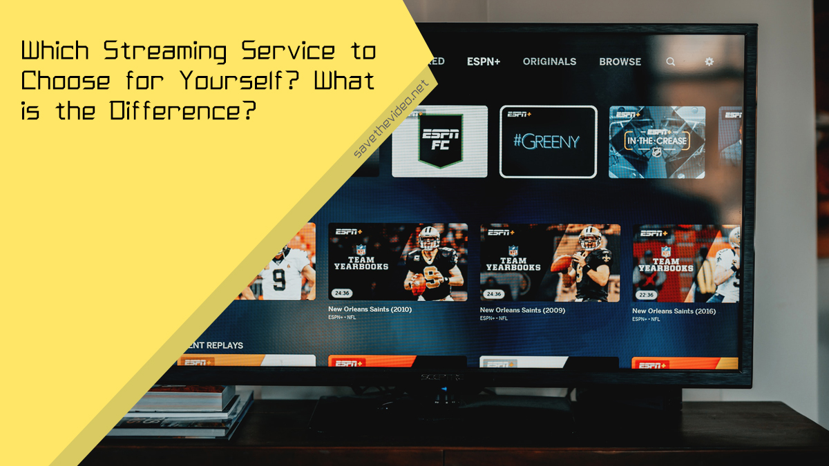Which Streaming Service to Choose for Yourself? What is the Difference?