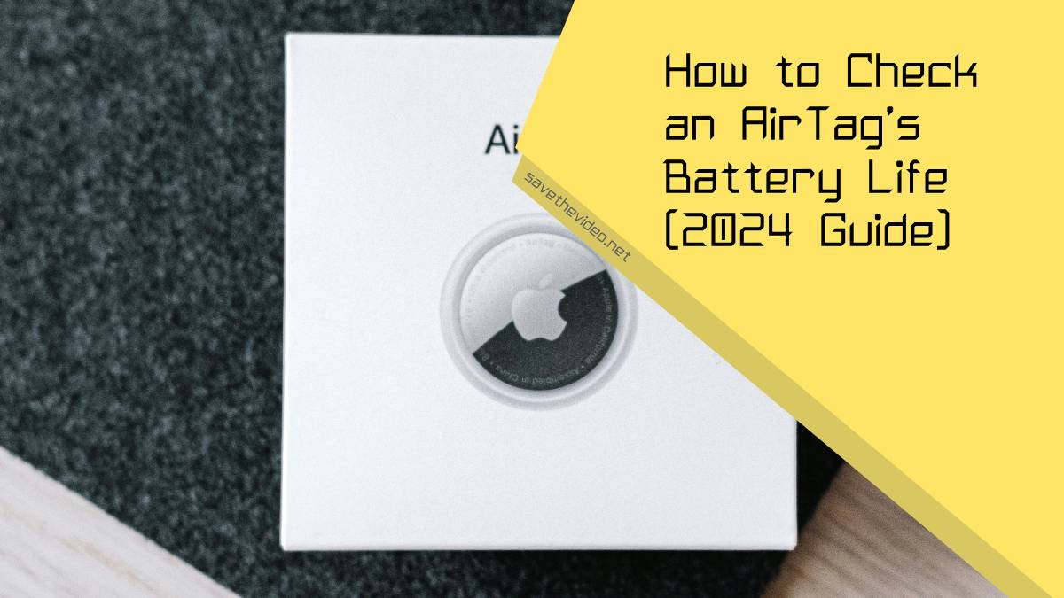 How to Check an AirTag's Battery Life (2024 Guide) 