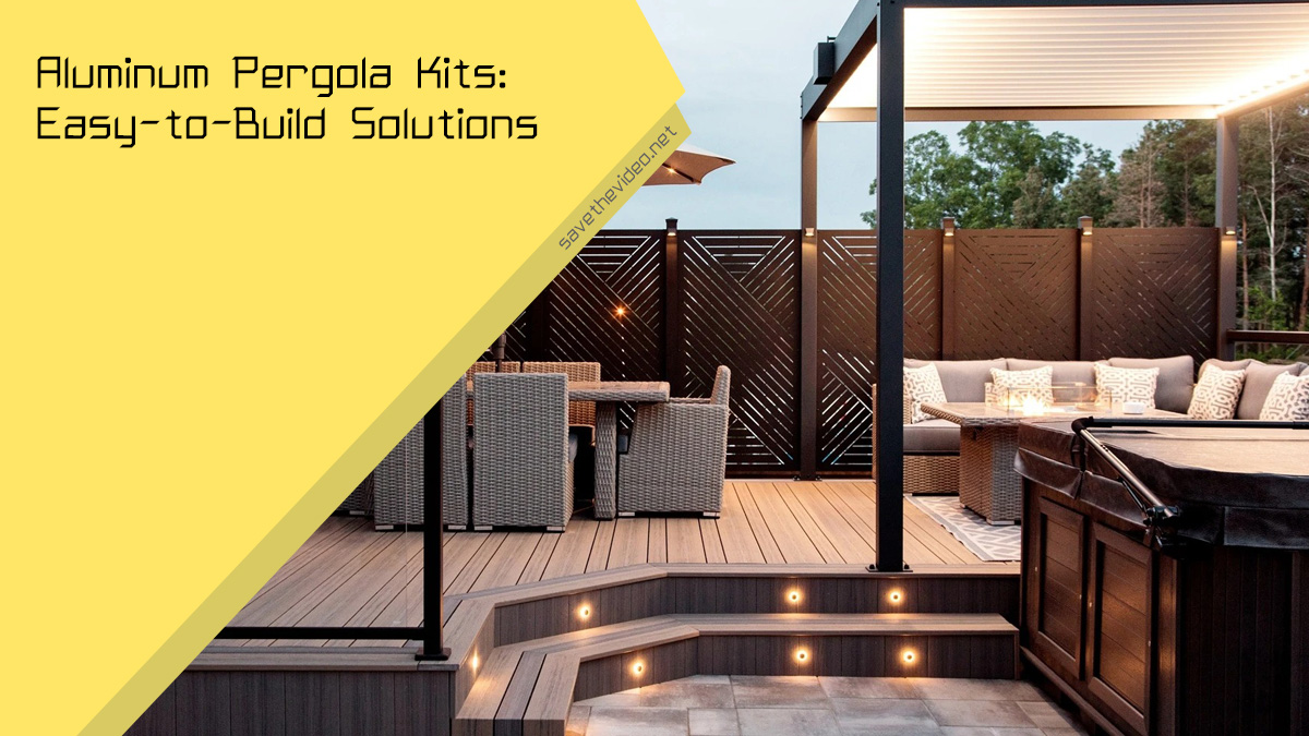 Aluminum Pergola Kits: Easy-to-Build Solutions